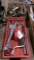 3 CLAW HAMMERS, 2 BALL PEEN HAMMERS, SIDE CUTTERS, CRESCENT WRENCHES, VISE GRIP, 3-1/2