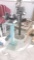 BLACK & DECKER PEDESTAL MOUNTED DRILL BIT SHARPENER & 1/2 H.P. PEDESTAL MOUNTED BENCH  GRINDER