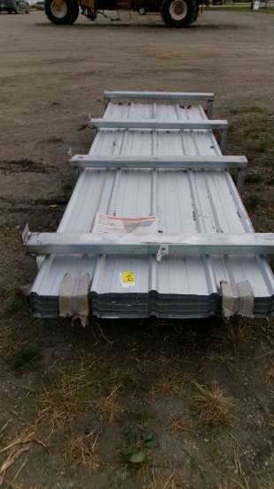 100 SHEETS OF 3' x 10' NEW GALVANIZED SIDING, (100 X  your bid) tax