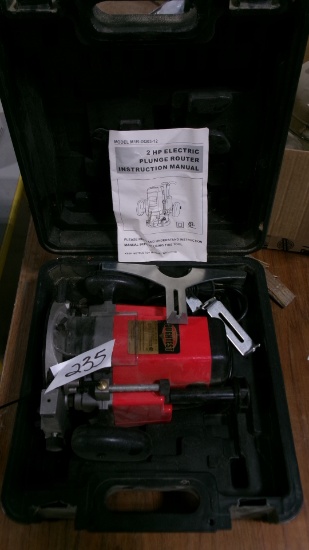 TOUGH TEST ROUTER w / CRAFTSMAN BITS
