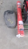 50' NEW SNOW FENCE & CHAIN SAW CASE