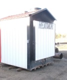 HEATMOR COMMERCIAL PALLET STOVE (10 pallet capacity ) includes CHIMINY & 2 HEAT EXCHANGERS
