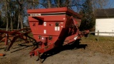 GEHL 7335 MIXER FEED WAGON, 335 cubic ft., 4 auger mixer, apron discharge. 540 pto, scale in office