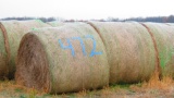 260 BALES OF GRASS NET WRAPPED RD. BALES, approx. 1500 #, carry over hay baled w/ J.D 569