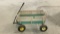 JOHN DEERE WAGON, pnuematic tires & wood sides