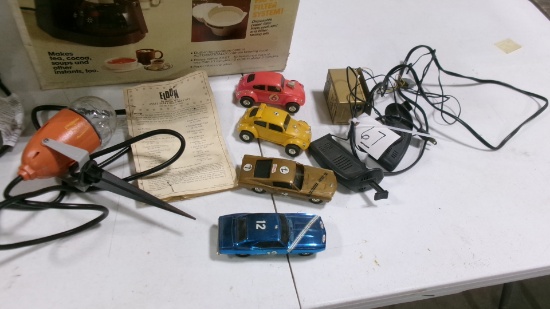 ELDON SEARS SLOT TOY RACING SET & HALLOWEEN LIGHT