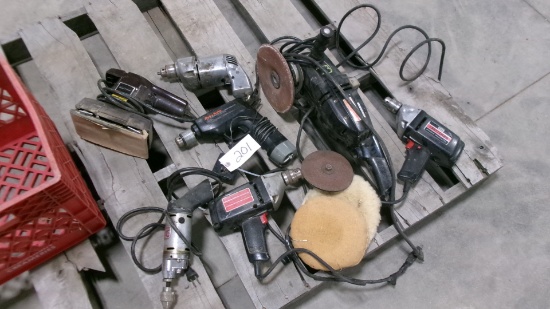 CORDED DRILLS, BUFFER, SANDER ETC