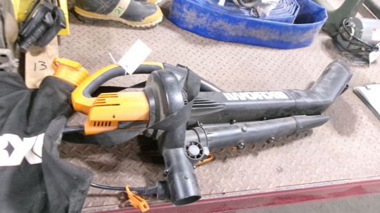WORK X CORDED LEAF BLOWER