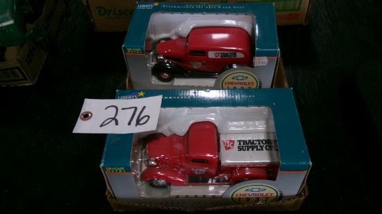 2- NEW 1937 CHEVY TSC COIN BANKS