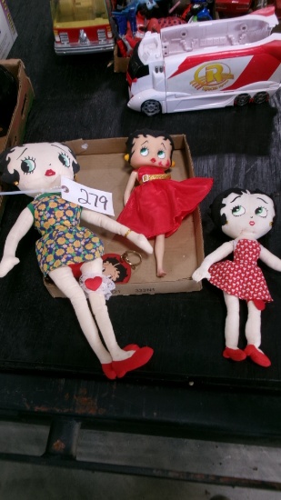3-BETTY BOOP DOLLS