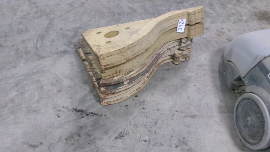 2 PAIRS OF WOOD  CORBELS