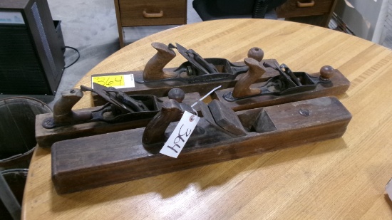 4-VINTAGE WOOD PLANES