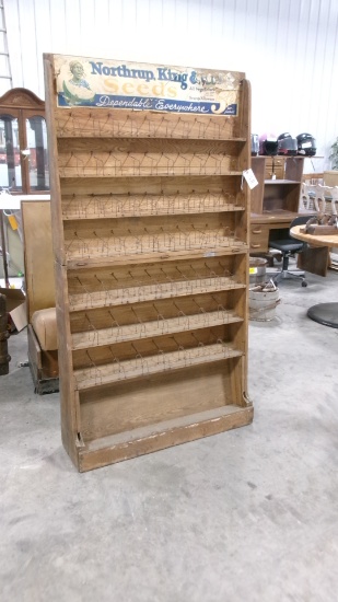 VINTAGE NORTHRUP KING FOLDING SEED DISPLAY