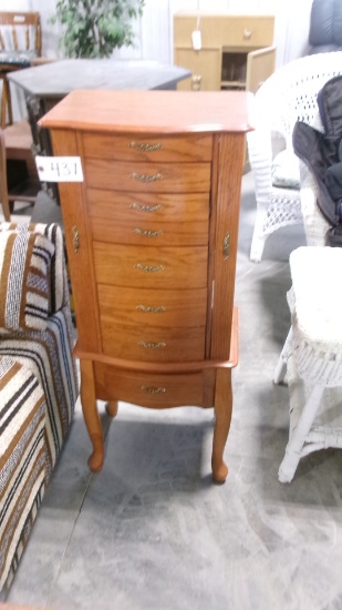 7 DRAWER JEWELRY CABINET