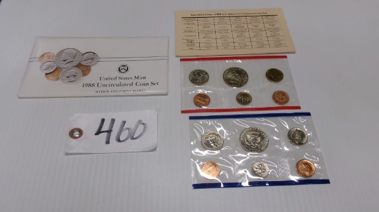 2-5 COIN SETS OF UNCIRCULATED 1988 US P & D