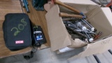 TOOLS: RYOBI AIR GRIP,  VERSA SEPTIC ALARM, PRUNER, CRESCENT WRENCHES, BARS, FILES, & PT. ROLLERS