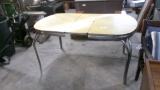 KITCHEN TABLE-one leaf & MAGAZINE RACK