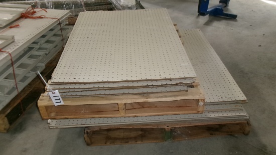35- 4X 4' & 2 X 4' PEG BOARD
