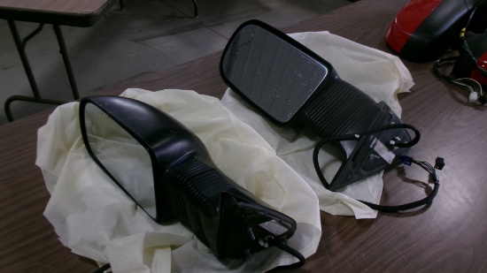 2- HEATED POWER MIRRORS, ( 2004 GMC 2500 ),  black