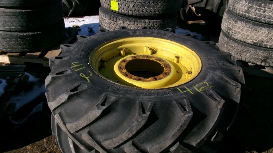 2-14.9 X 28" on JOHN DEERE RIMS