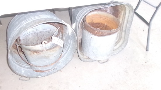 WASH TUBS & MILK PAILS