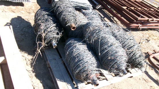 7-ROLLS BARBED WIRE