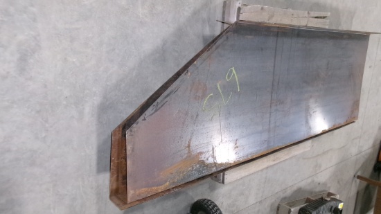 2- 8'  X 30" FLANGED  STEEL BENCH TOPS