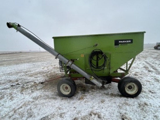 PARKER 2000 250 GRAVITY WAGON, w / hyd. brush auger