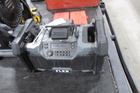 FLEX 24 VOLT JOB SITE RADIO & FAN & SCHUMACHER PORTABLE JUMP STARTER