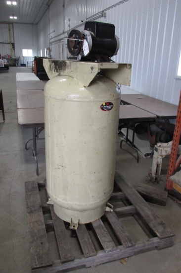 80 GALLON AIR COMPRESSOR w / 5 H.P. MOTOR (no compessor pump
