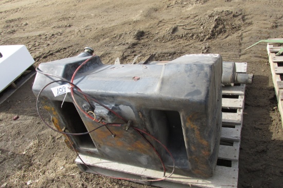 CASE 1070 FUEL TANK, MUFFLER, FAN& ALTERNATER