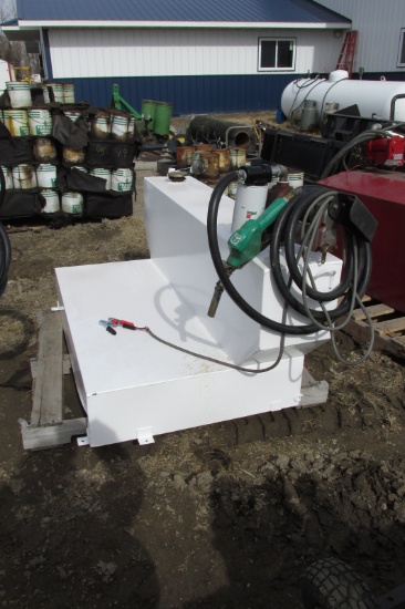 95 GALLON L SERVICE TANK w / 12 VOLT PUMP