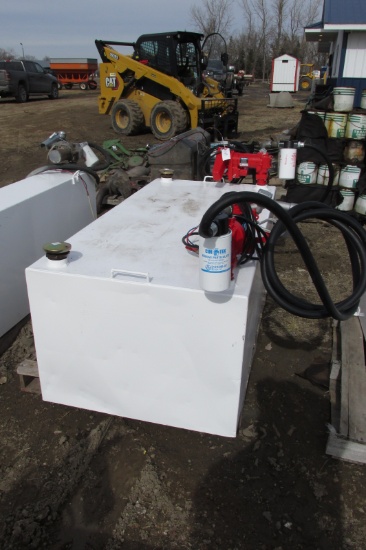 DUAL TANKS - 190 TOTAL GALLONS SERVICE  TANK w / 12 VOLT PUMPS