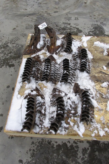 100-7" USED KNOCK ON CULTIVATOR SWEEPS (BID X100)