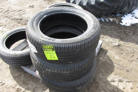 3-NEW BRIDGESTONE P245 / 55R / 19" TIRES