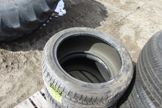 2-NEW BRIDGESTONE 255 /  40R / 18" TIRES