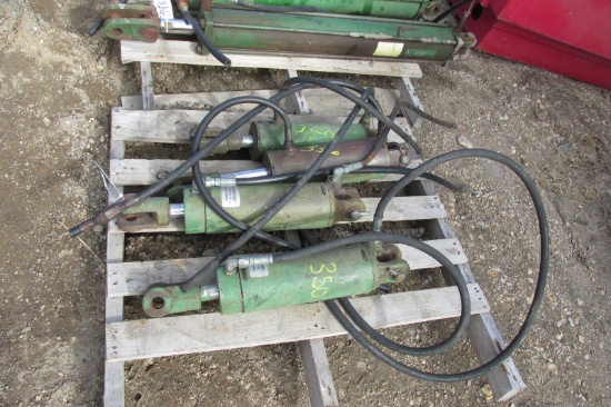 4- 4" X 8" JOHN DEERE REPHASING CYLINDERS FOR FIELD CULTIVATOR