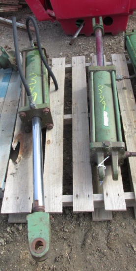 2-5" X 16"JOHN DEERE REPHASING HYDRAULIC CYLINDERS FOR FIELD CULTIVATOR
