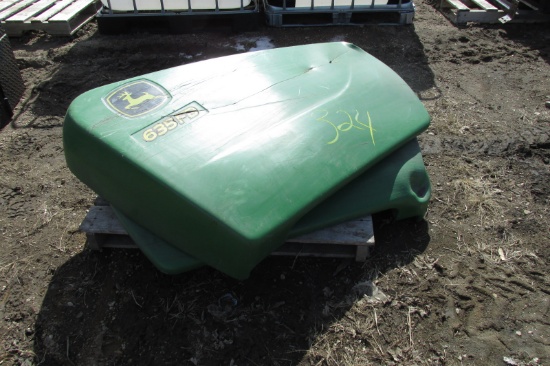 LEFT & RIGHT POLY DOOR PANELS FOR JOHN DEERE 635 HEADER (fits other models ) minor damage