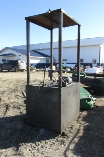 WASTE OIL TANK & PUMP