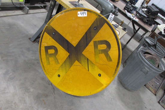36" ROUND RAILROAD CROSSING SIGN