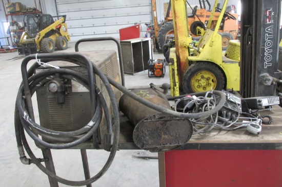 HERMAN DYNAMIC PLASMA CUTTER FOR PARTS, GREASER, MOTOROLA RADIO, & ATG TANK AGITATOR w / METER