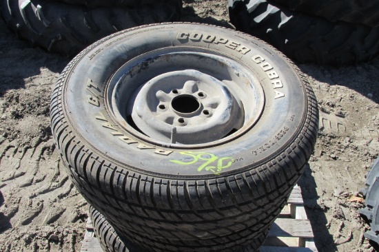 4-14" 5 BOLT TIRES