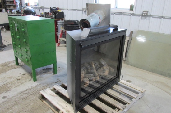 KOZY HEAT FIREPLACE, direct vent gas, remote+