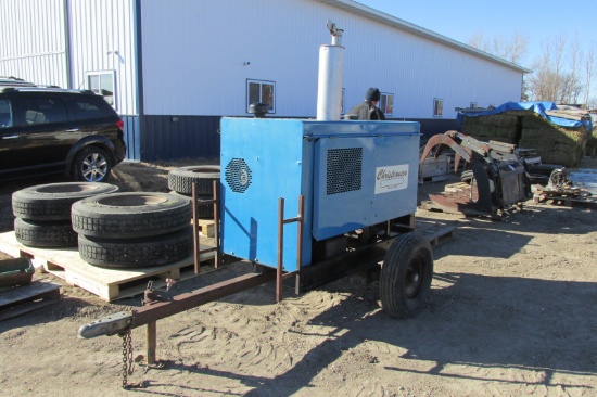 MILLER BIG BLUE 300D DUETZ DIESEL ON TRAILER