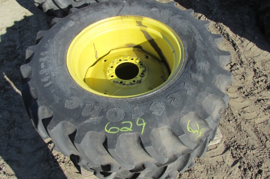 2 - 14.9 X 24" on 8 BOLT RIM , exc. cond.  (2 X YOUR BID)