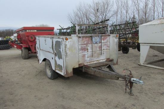 SERVICE BOX UTILITY TRAILER, no title