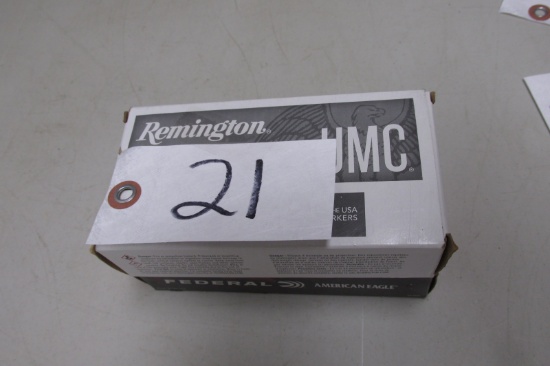 50 RDS.FED. 9 mm LUGER 115 GR. & 50 RDS. .40 REMINGTON 180 GR.