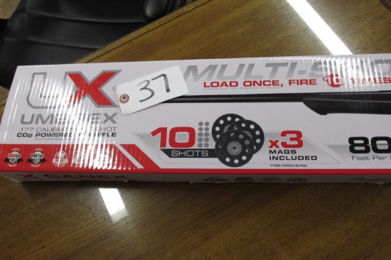 NEW - UMAREX AIRGUN MULTI-SHOT .177 CALIBER, 12G CO2 POWERED