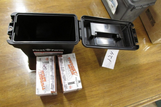 200 ROUNDS TARGET MAX 9 mm 115 gr.